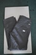 *Orvis Men's Grey Stretch Trousers Size: 36x34