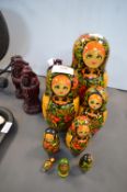 Russian Matryoshka Doll Set, and Chinese Figures