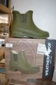 *Weatherproof Women's Waterproof Green Ankle Boots