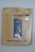 *Carhartt Black Crewneck T-Shirt 2pk Size: S