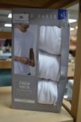 *Ted Baker Crewneck White T-Shirt 3pk Size: L