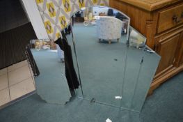 Two Bevelled Edge Mirrors (one AF)