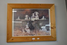 Framed Puppy Print