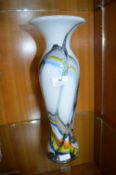 Multicoloured Glass Vase