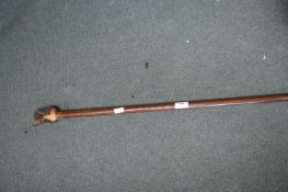 Walking Stick with Spaniel Head