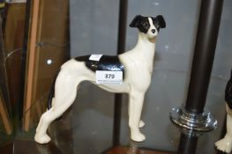 Pottery Figure of a Russian Hound