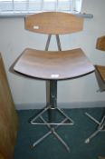 Chrome Gas-Lift Barstool