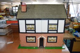 Large Dollhouse and Furniture
