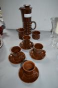 Carlton Ware Wellington Pattern 1970's Coffee Set