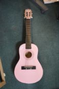 Music Alley Child's Pink Acoustic Guitar