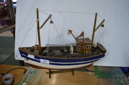 Painted Wooden Trawler 