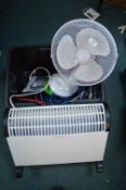 *Electrical Items Including Desk Fan, and a Heater