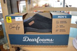 *Dearfoams Men's Slippers Size: S 6-7