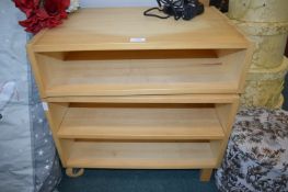 Wooden TV Stand with Swivel Top