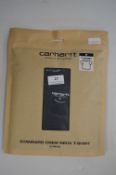 *Carhartt Crewneck Black T-Shirt 2pok Size: S