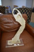 Acrylic Art Deco Style Figurine