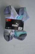 *Puma Women's Low Cut Socks 12pr Size: 6-8