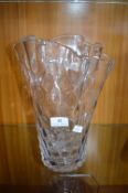 Large Handkerchief Glass Vase