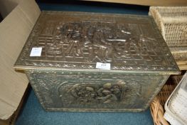 Brass Coal Box