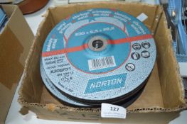 Twelve Norton Grinding Discs