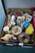 Pottery and Decorative Ornaments etc.