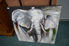 Abstract Oil on Canvas