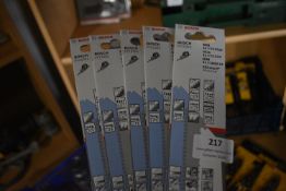 Five Packs of Reciprocating Saw Blades