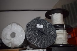 Two Rolls of Insulation, and Two Rolls of Nylon Cord