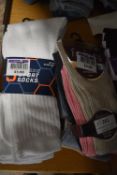 2x 3pk of Cotton Blend Socks Size: 4-7 and 1x 3pk of Classic Sport Socks