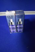 2x Olay Retinol 24 Max +40% Ultra Smoothing Night Serum