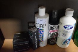 Assortment of Dog Cleaning Products Including Shampoos, Detangling Spray, Hemp Paw & Nose Balms,