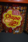 200 Chupa Chups Lollypops on Display Stand