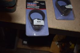 Two Sealey Steering Rack Knuckle Tools