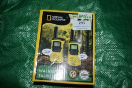 Pair of National Geographic Walkie Talkies