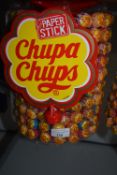 200 Chupa Chups Lollypops on Display Stand