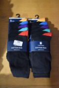 2x 5pk of Cotton Rich Men’s Socks Size: 7-11