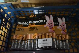 7x 8pk of Duracell AAA Batteries