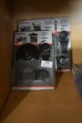 Three Bosch Starlock Tile Blade Sets