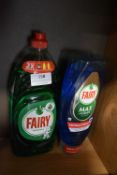 Fairy Liquid 1015ml and Fairy Max Power Tea Tree Antibacterial 640ml