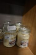 Four French Vanilla Scented Candles