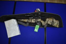 BSA Ultra Max .22 Air Rifle Serial No. USE222869-14 with VSA Gun Slip, and Hawke Sport HD 4-12x50