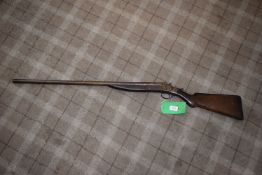 J. Stephens Arms & Tools Co. USA Single Barrel Hammer Action Shotgun, Serial No. L0406 with 30”