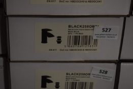 *Scudo Beautiful Bathrooms Black 2508RB Monoblock Basin Tap with Pop Up Waste