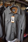 *Jachs Grey Wool Blend Shacket Size: XXL