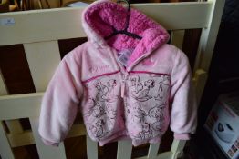Princess Girl's Fleece Hooded Top Size: 3-5 years