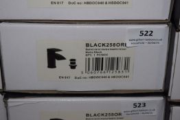 *Scudo Beautiful Bathrooms Black 2508RB Monoblock Basin Tap with Pop Up Waste