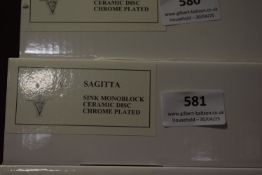 *Sagitta Sink Monoblock Mixer Tap - Chrome Plated