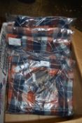 Five Jacamo Gent's Plaid Shirts Size: XL