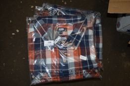 Five Jacamo Gent's Plaid Shirts Size: XL