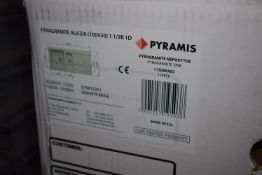 *Pyramis Alazia 100 x 50 Bowl & Half Acrylic Sink - Granite Beige